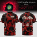 Breaking Benjamin American Tour 2026 Rock Band Tie Dye T-Shirt Breaking Benjamin Merch Fan Gifts - Merchluma