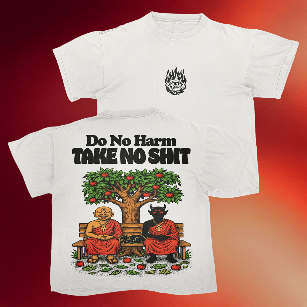 Third Eye Kingdom Merch 2026 Do No Harm Take No Shit T-Shirt Present For Friends - Merchluma