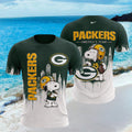 Snoopy x Green Bay Packers Football America's Team Shirt Packers Merch Gifts For Fans - Merchluma