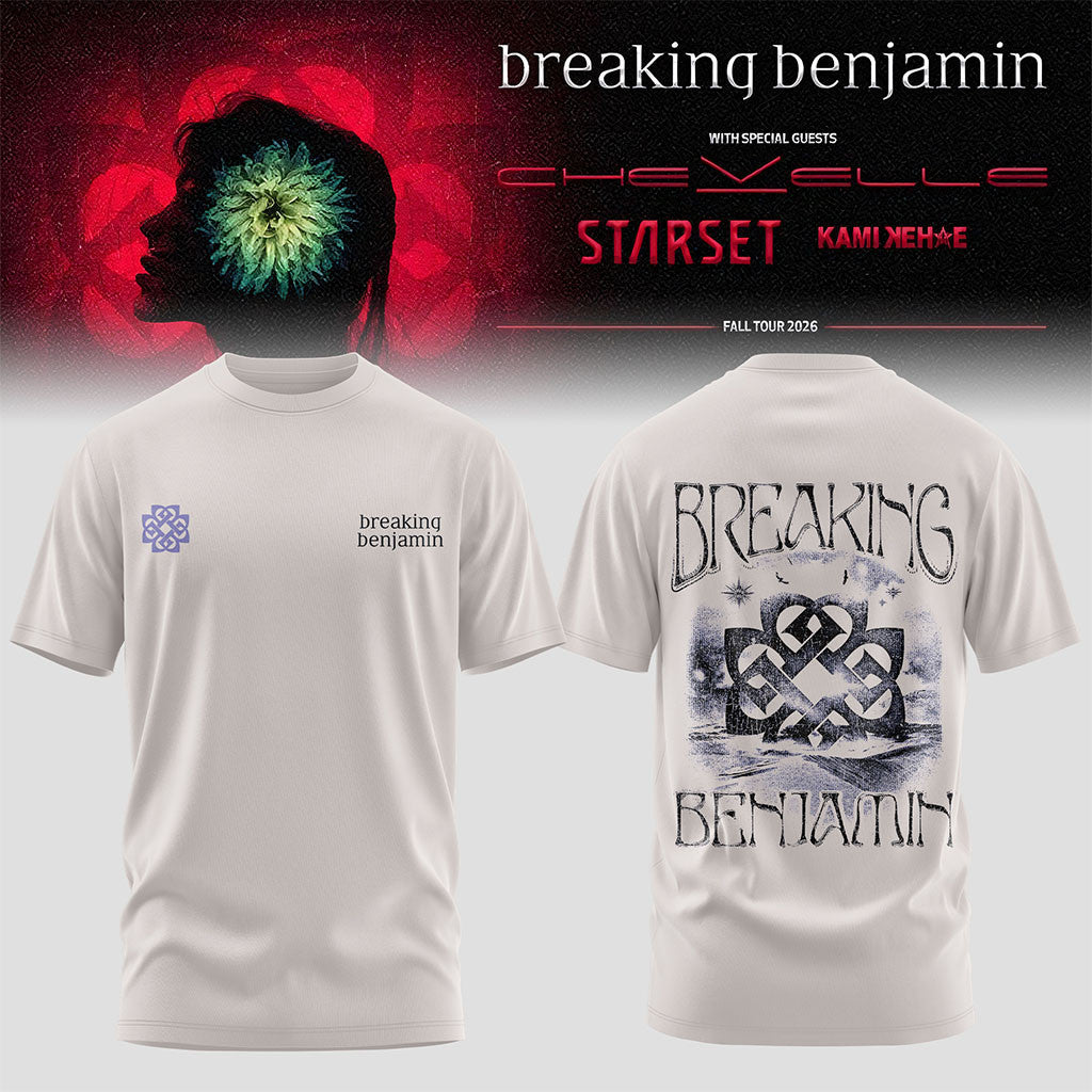 Breaking Benjamin American Tour 2026 Rock Band T-Shirt Breaking Benjamin Merch Him Gifts - Merchluma