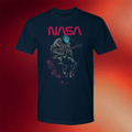 NASA Merch Asteroid Guitar T-Shirt NASA Worm Logo Shirt Best Gifts For Dudes - Merchluma