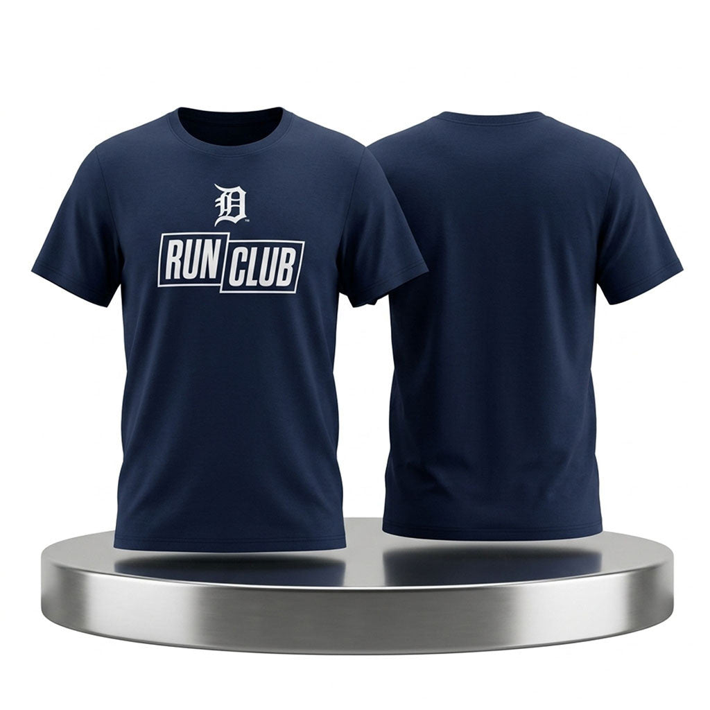 Detroit Tigers Run Club 2026 Shirt Tigers Merch Gifts For Baseball Fans - Merchluma