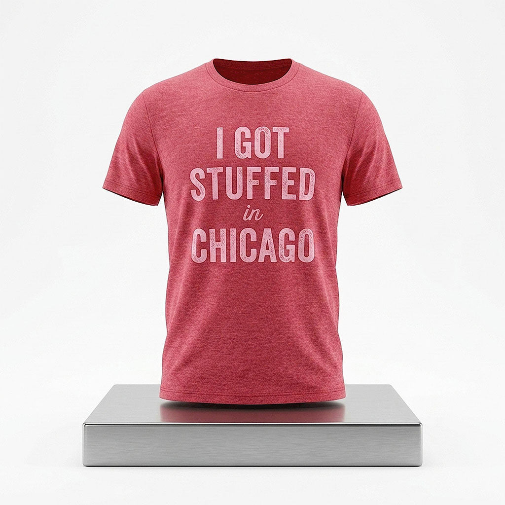 I Got Stuffed In Chicago Shirt Birthday Presents For Boyfriend - Merchluma