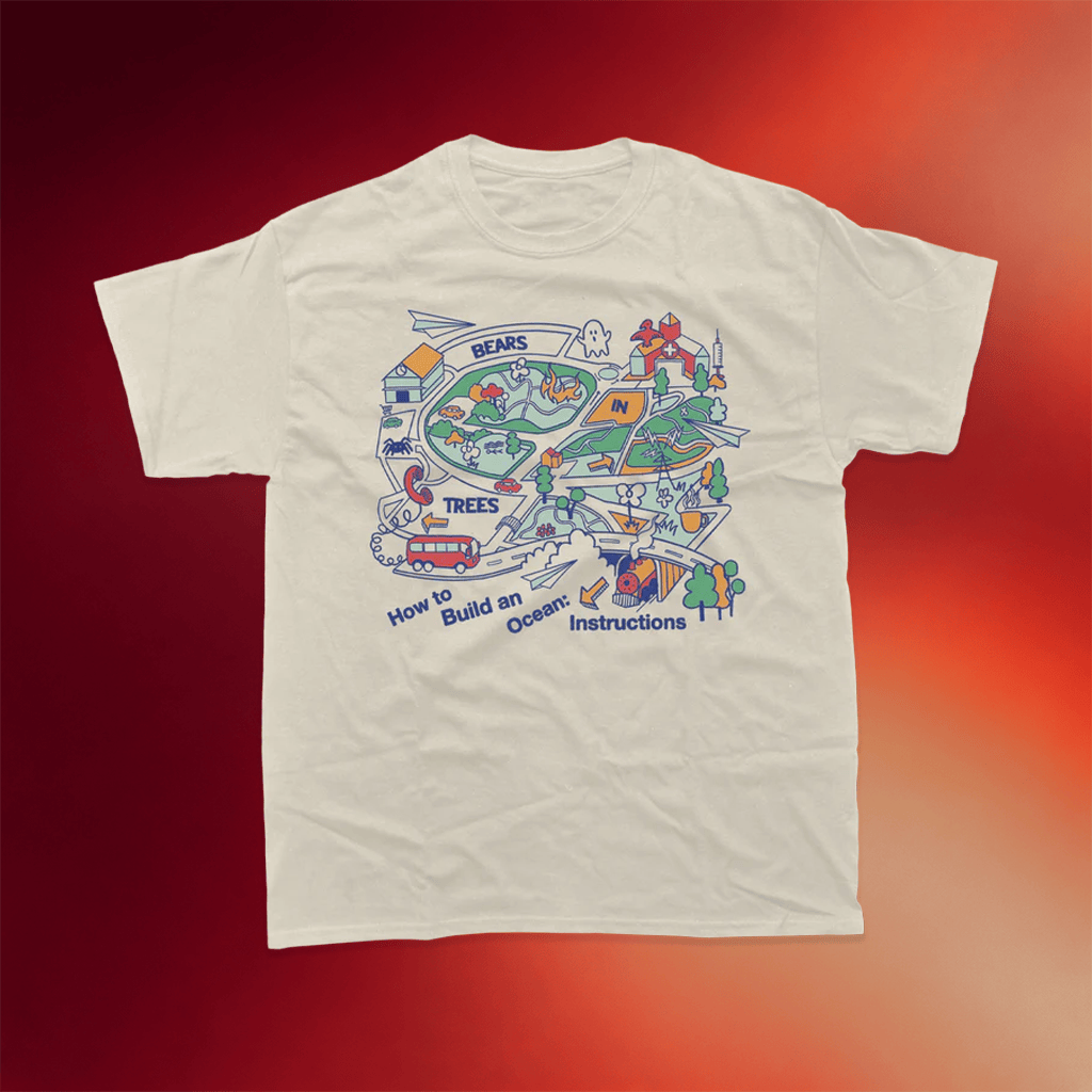 Bears In Trees Merch 2026 How To Build An Ocean Shirt Instructions Album Art T-Shirt Fan Gifts - Merchluma
