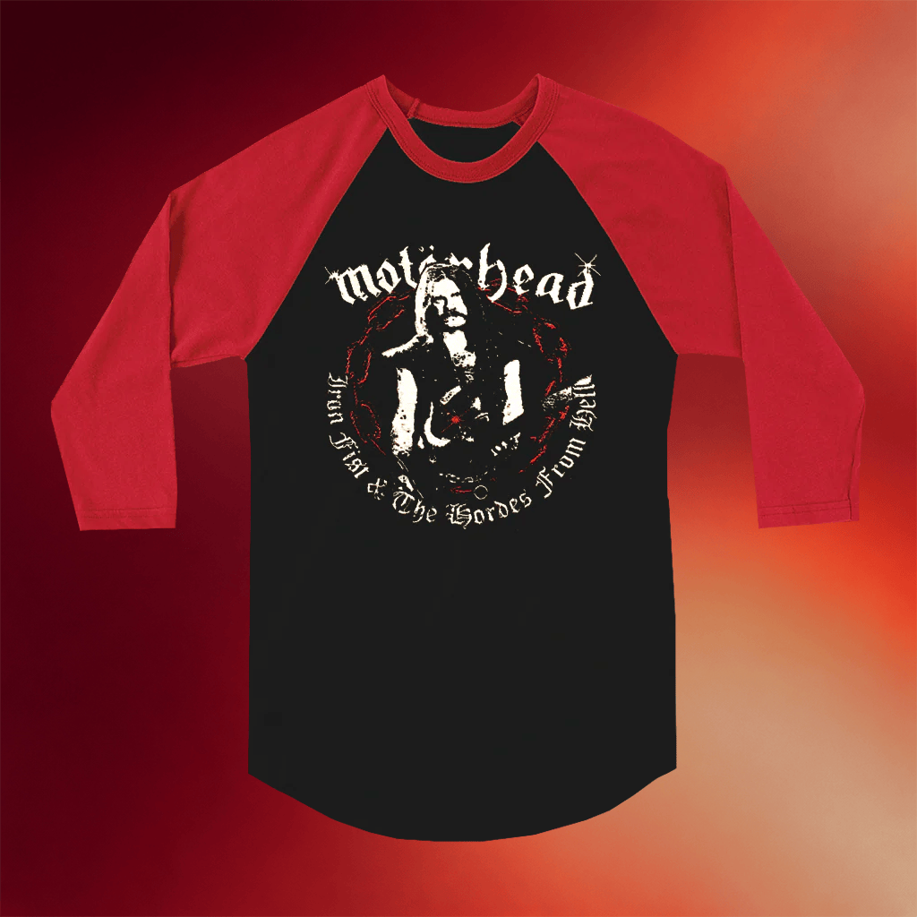 Motorhead Merch 2026 Lemmy Hordes From Hell Raglan Shirt Gifts For Music Lovers - Merchluma