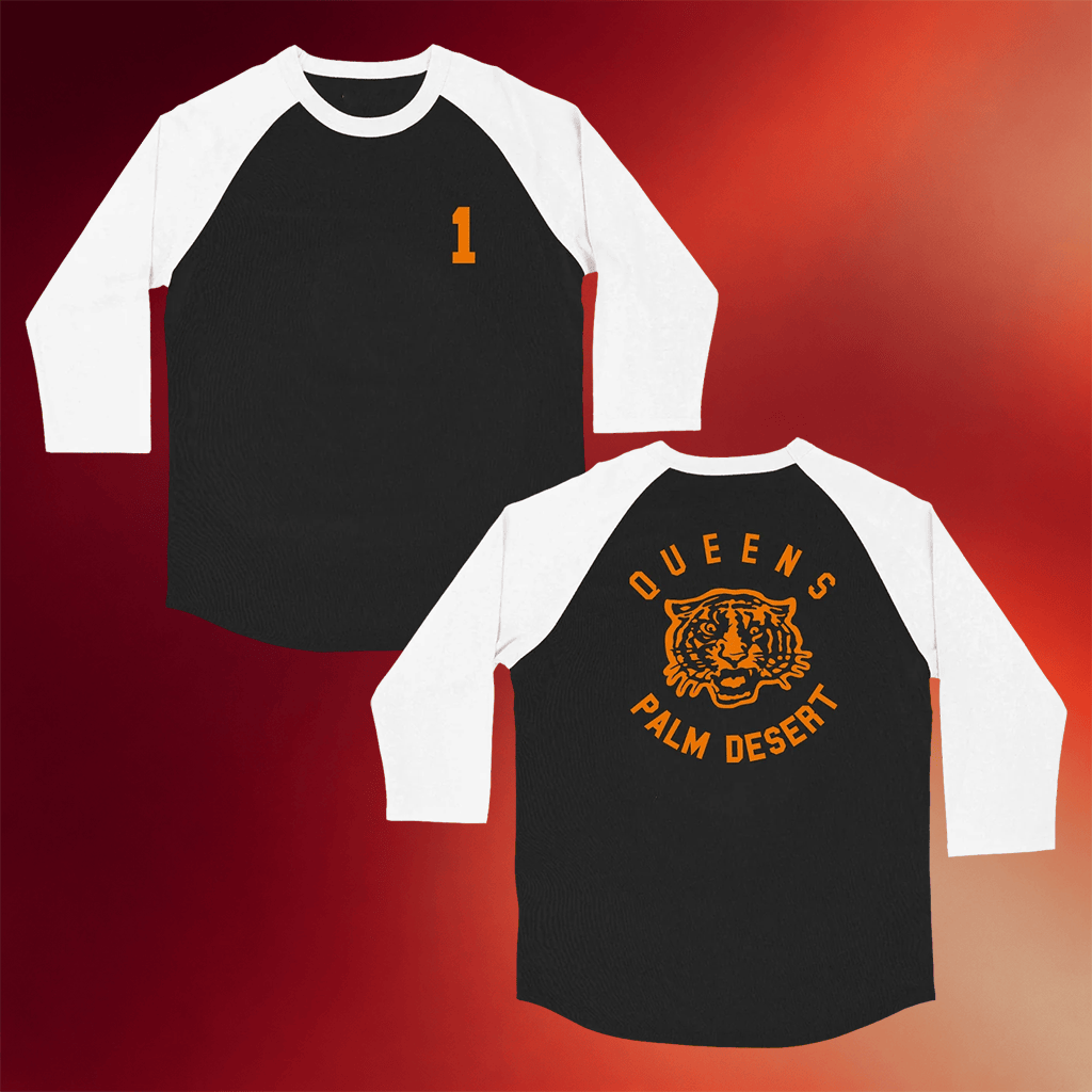 Queens Of The Stone Age Merch 2026 Palm Desert Raglan Shirt Gift Ideas For Rock Music Lovers - Merchluma