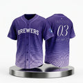 Brewers KPop Demon Hunters HUNTR X 2026 Jersey #03 Milwaukee Brewers Merch Fan Gifts - Merchluma
