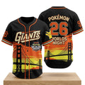Giants Pokemon Worlds Night Pikachu 2026 Baseball Jersey San Francisco Giants Merch Fan Gifts - Merchluma