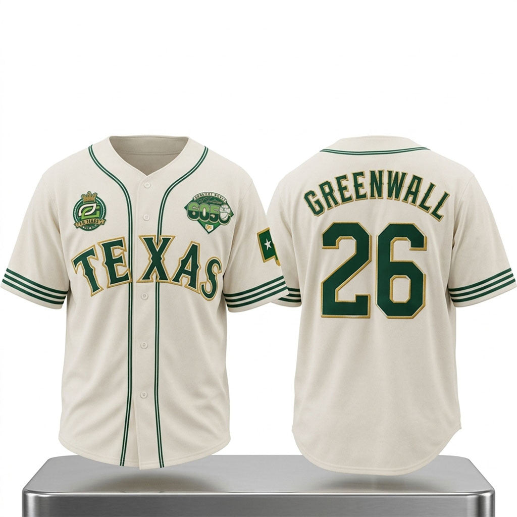 Texas Rangers OpTic Gaming 2026 Jersey Greenwall Jersey Texas Rangers Merch Fan Gifts - Merchluma