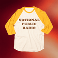NPR Merch 2026 NPR Retro 70s Cooper Raglan Shirt Perfect Father's Day Gifts - Merchluma