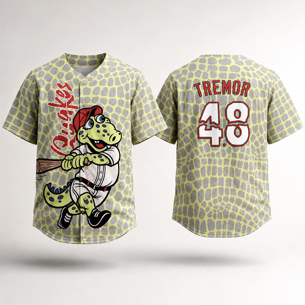 Tremor #48 2026 RC Quakes Dino Night Jersey RC Quakes Merch Gifts For Fans - Merchluma