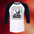 Star Wars Celebration Merch 2027 Star Wars 50th Anniversary Raglan Shirt Gifts For Sci Fi Fans - Merchluma
