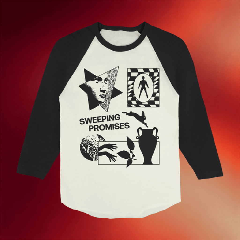 Sweeping Promises Merch 2026 Collage Raglan Shirt Best Gift For Post Punk Band Fans - Merchluma