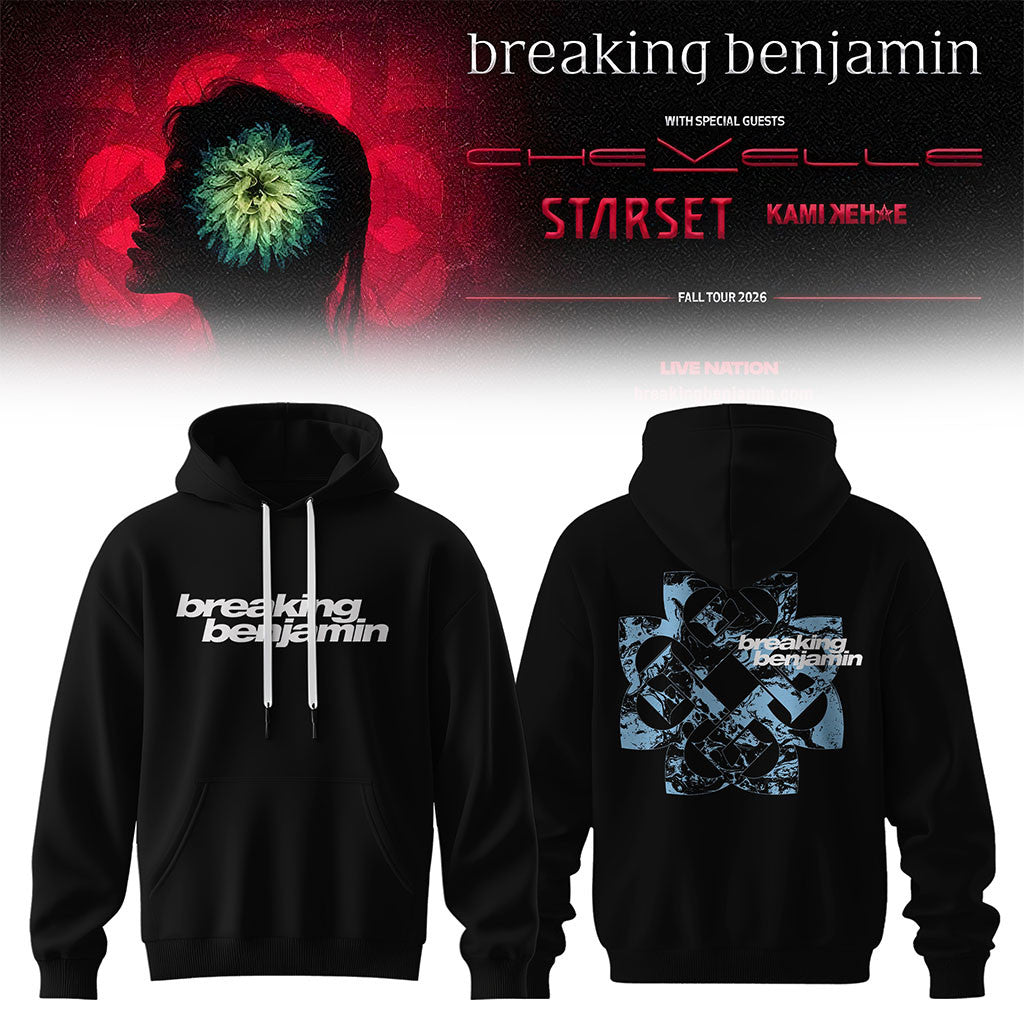 Breaking Benjamin Merch Fall Tour 2026 Hoodie Presents For Music Lovers - Merchluma