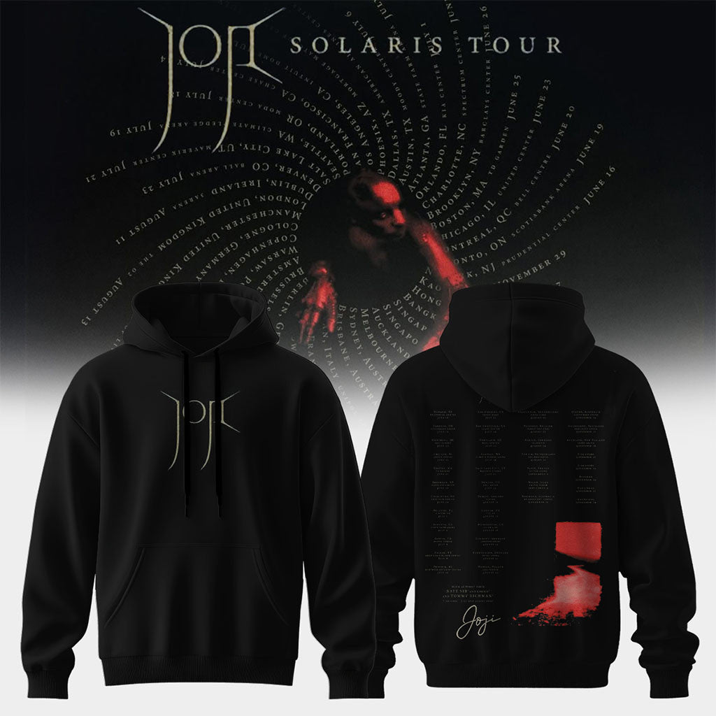 Joji Merch 2026 Joji Solaris Tour Hoodie Black Joji Concert Merch Best Gift For Music Lovers - Merchluma