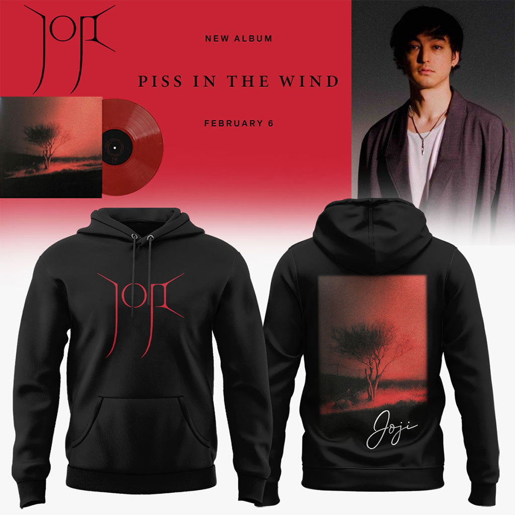 Joji Merch 2026 Solaris Tour Hoodie Black Piss In The Wind Hoodie Gifts For Music Lovers - Merchluma
