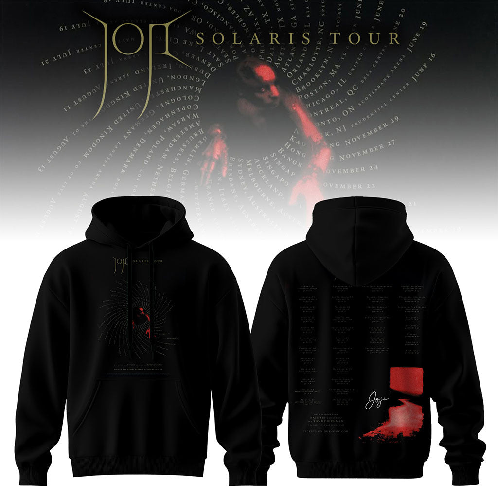 Joji Merch Solaris Tour 2026 Hoodie Black Joji Concert Merch Music Related Gifts For Guys - Merchluma