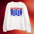 Bearings Merch 2026 Hello Crewneck Bearings Band Sweatshirt Presents For Music Lovers - Merchluma