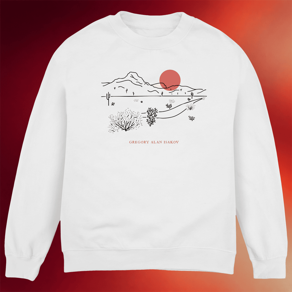 Gregory Alan Isakov Merch Quiet Desert Sweatshirt Gifts For Music Fans - Merchluma