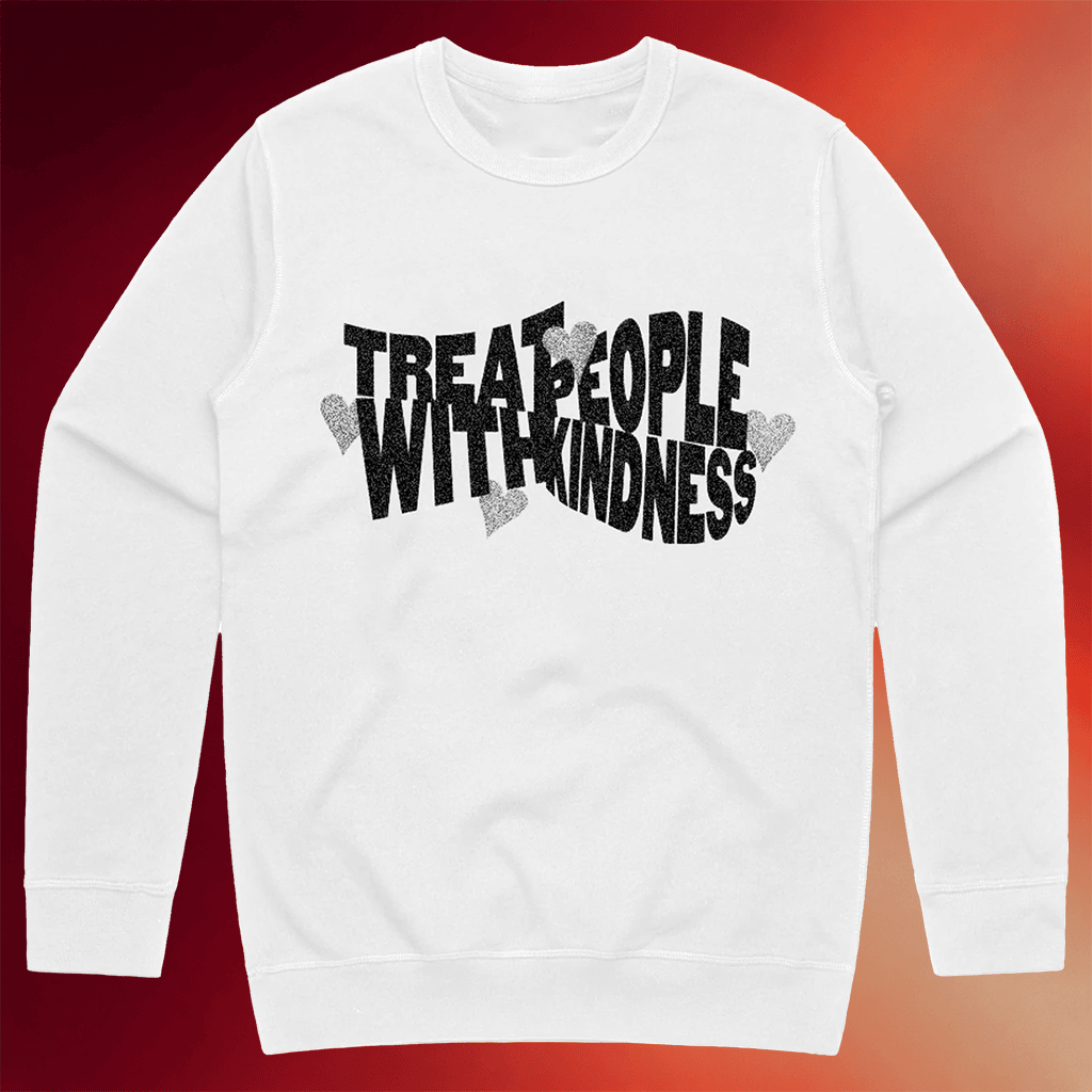 Harry Styles Merch Treat People With Kindness Sweatshirt Gift Ideas For Music Lovers - Merchluma