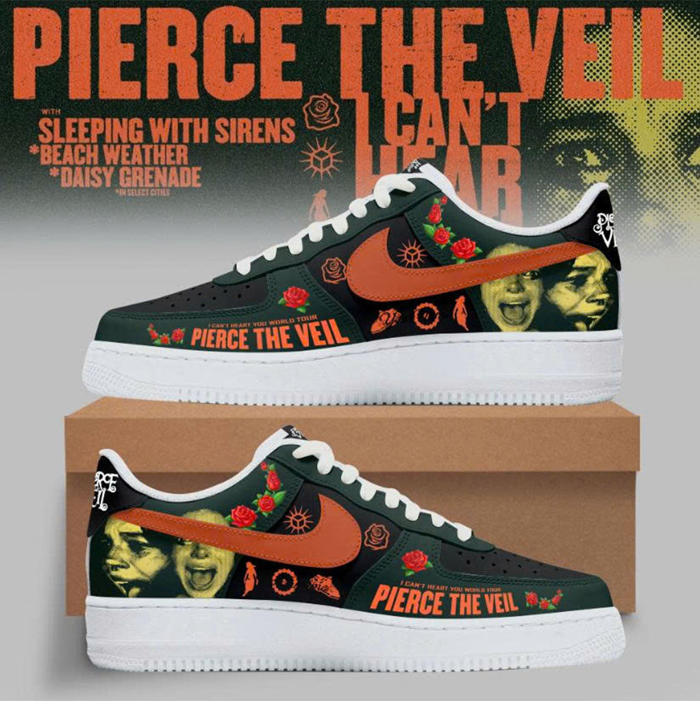 Pierce The Veil Merch I Can't Hear You Pierce The Veil Sneakers Gifts For Brother - Merchluma