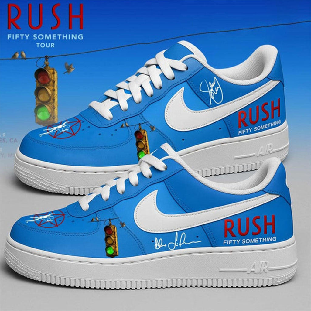 RUSH Fifty Something Tour 2026 Sneakers Starman Shoes RUSH Band Merch Gift For Fans - Merchluma