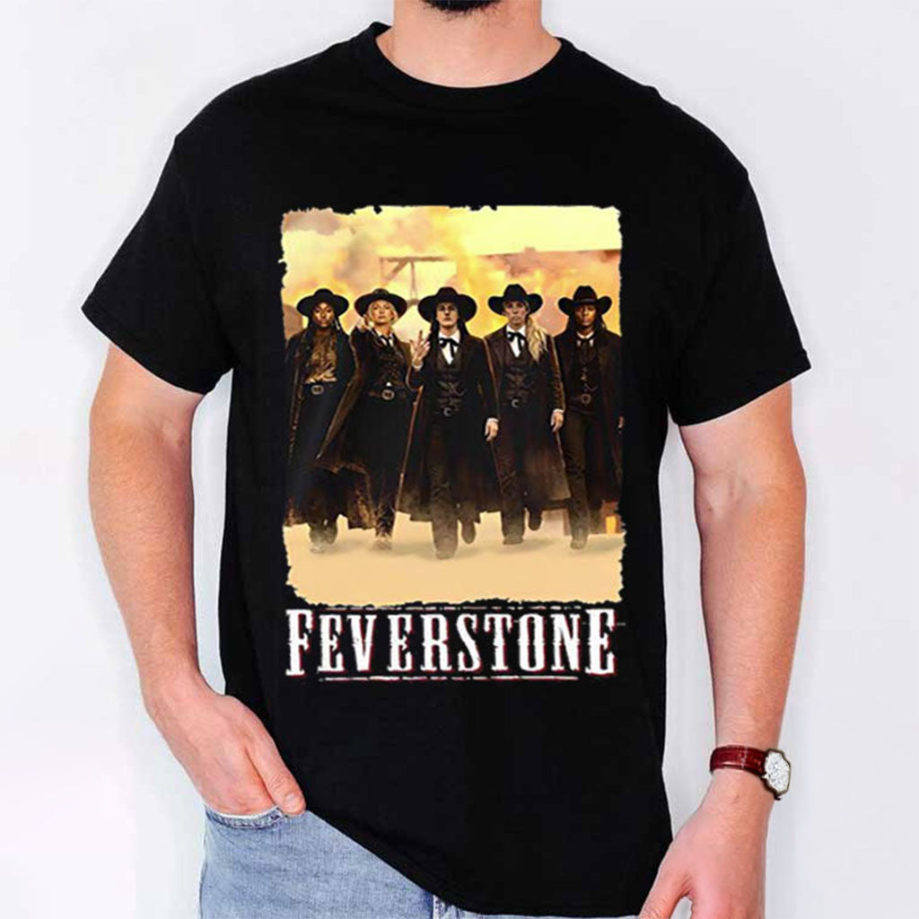 FeverStone Sophie Cunningham Caitlin Clark Western Basketball T-Shirt Indiana Fever Merch - Merchluma