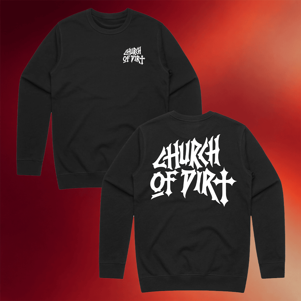 Church Of Dirt Merch 2026 Renovated Black Sweatshirt Best Gifts For Brothers - Merchluma