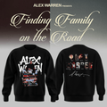 Alex Warren Merch Finding Family Of The Road Tour 2026 Sweatshirt Cool Gifts For Music Lovers - Merchluma