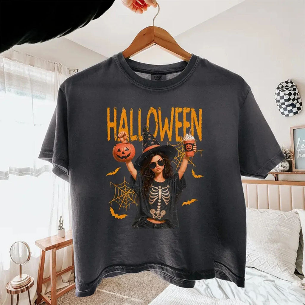 Funny Halloween Doll Face Meme Shirt Trendy Halloween Shirt Funny Spooky Fall Gifts - Merchluma