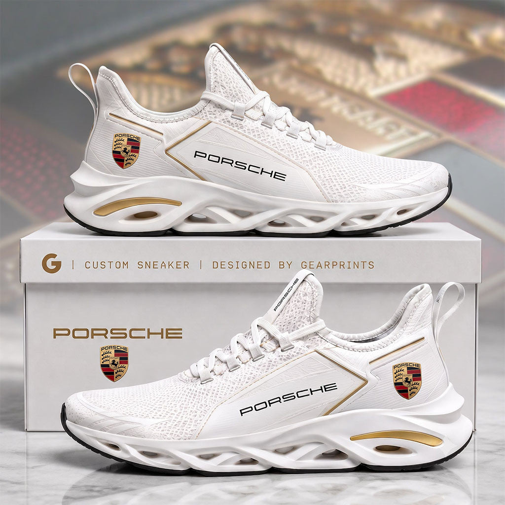 Pors White Sneaker Car Lovers Birthday Gift Ideas For Boyfriend - Merchluma