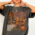 Halloween Trick Or Treat Collage Shirt Spooky Season Ghost Tee Halloween Cute Outfits Womens - Merchluma