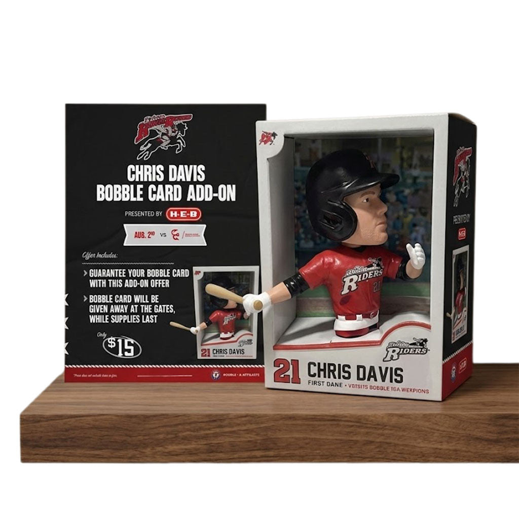 Frisco RoughRiders Chris Davis 2026 Funko Pop Frisco RoughRiders Merch Gifts For Baseball Fans - Merchluma
