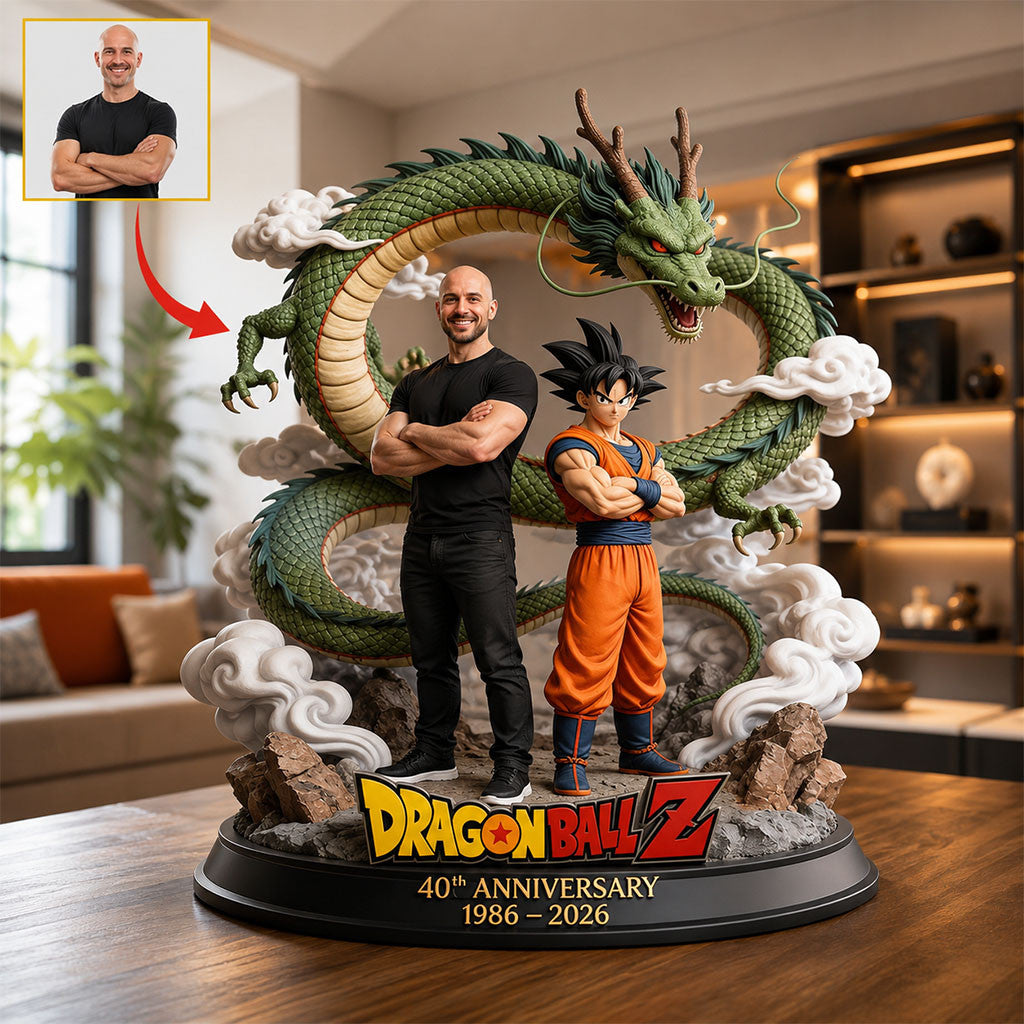 Personalized Photo Dragon Ball Z Acrylic Plaque Dragon Warrior Anime Merch Fan Gifts - Merchluma