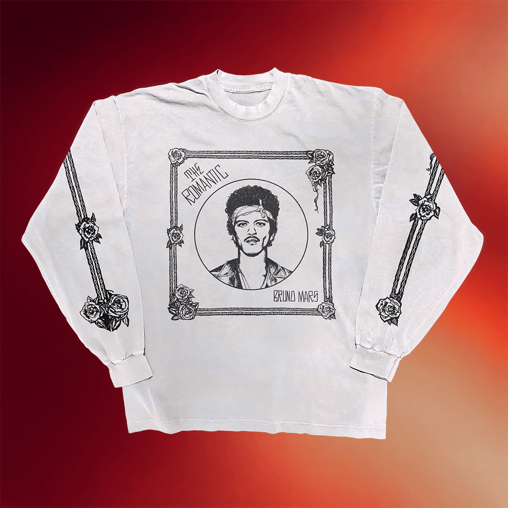 Bruno Mars Merch 2026 The Romantic Crewneck Sweatshirt Gift Ideas For Music Lovers - Merchluma