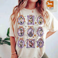 Coquette Bow D Princess Halloween Shirt Belle Elsa Tiana Cinderella Witches Tee Halloween Gifts - Merchluma