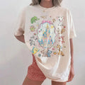 D Princess Sidekicks Shirt Magic Castle Coquette Bow Tee Magic Kingdom Cute Gift For Her - Merchluma
