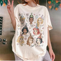 D Princess Signature Birthday Shirt Belle Ariel Snow White Princess T-Shirt Birthday Presents - Merchluma