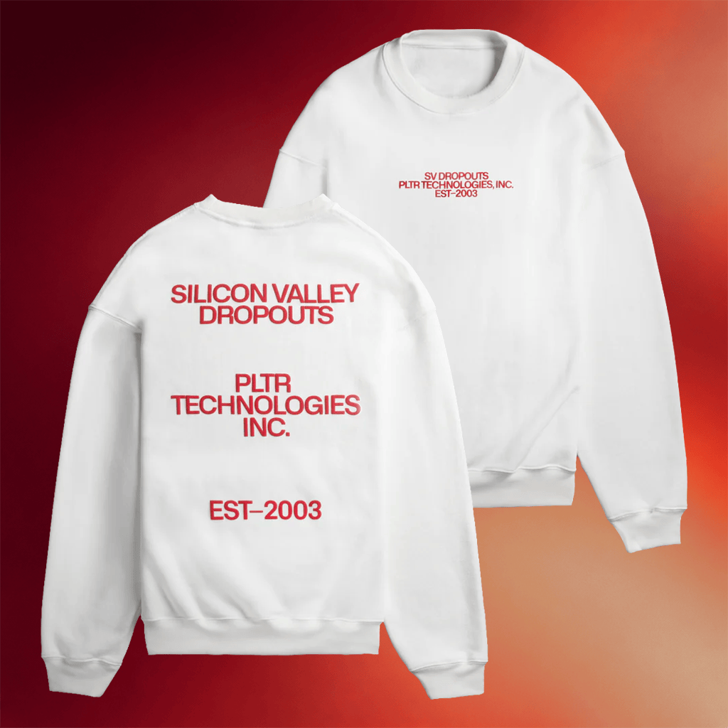 Palantir Merch 2026 SV Dropouts Crewneck Sweatshirt Best Gifts For Friends - Merchluma