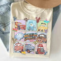 Radiator Springs Shirt Lightning McQueen Sally Tow Mater Tee Pixar Cars Merch Cartoon Gifts - Merchluma