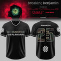 Awaken #25 Breaking Benjamin American Tour 2026 V-Neck Jersey Breaking Benjamin Merch - Merchluma