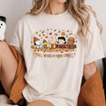 Snoopy Fall Vibes On Main Street T-Shirt Cozy Autumn Vintage Cartoon Shirt Cute Gift For Her - Merchluma