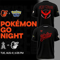 Personalized Baltimore Orioles X PokEmon GO Team Valor 2026 Special Shirt Orioles Merch Gifts - Merchluma