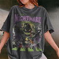 The Nightmare Before Christmas Washed Shirt Jack Skellington Sally Tee Halloween Gift Ideas - Merchluma