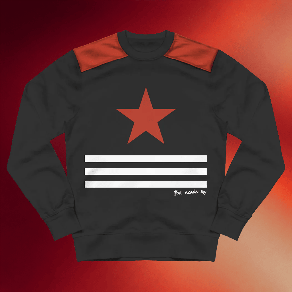 Fox Academy Merch 2026 Star Logo Crewneck Sweatshirt Gift Ideas For Music Lovers - Merchluma