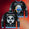 Megadeth Merch Vic Holiday Sweatshirt Megadeth Apparel Gifts For Band Fans - Merchluma