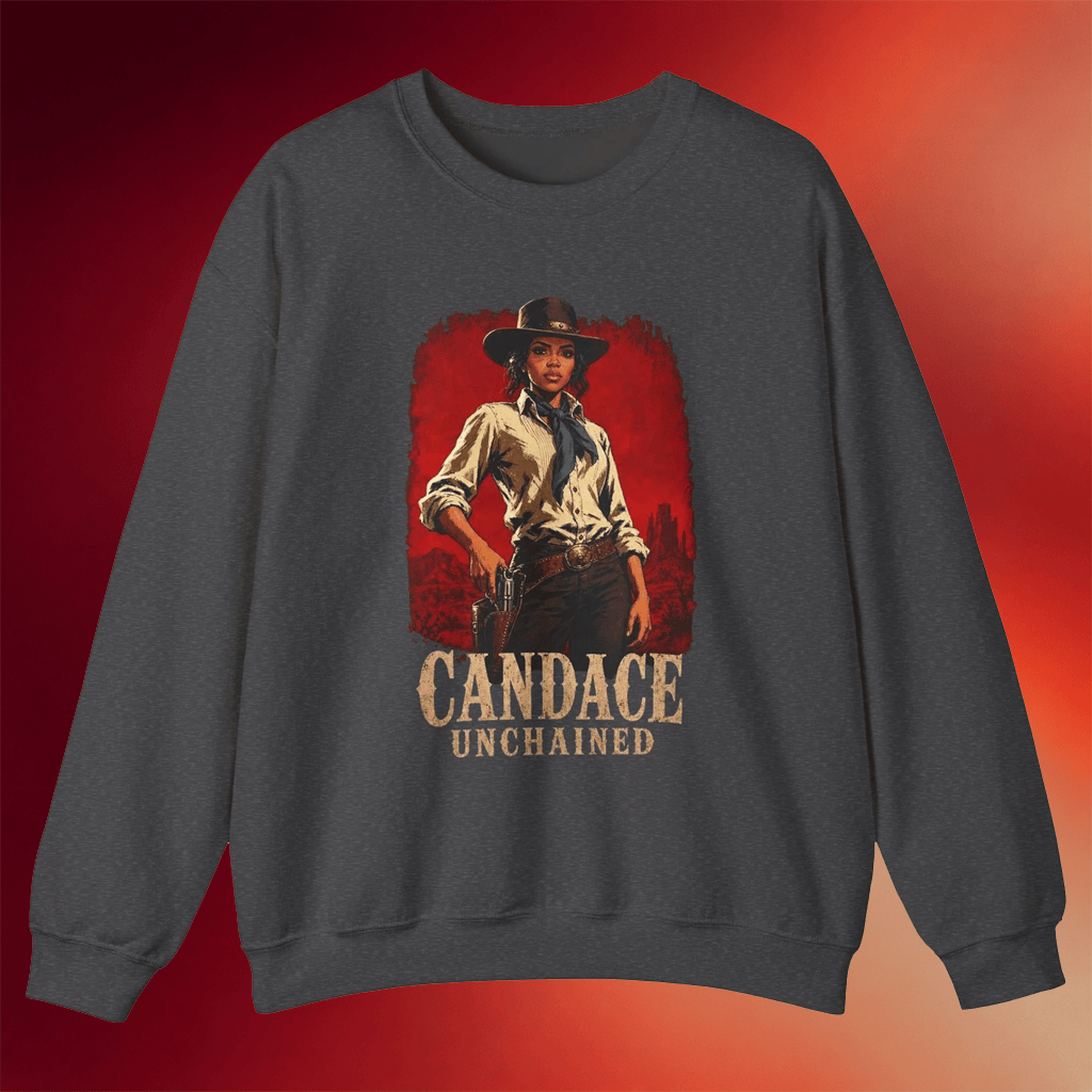 Candace Owens Merch 2026 Candace Unchained Crewneck Western Cowgirl Sweatshirt Gifts Ideas - Merchluma