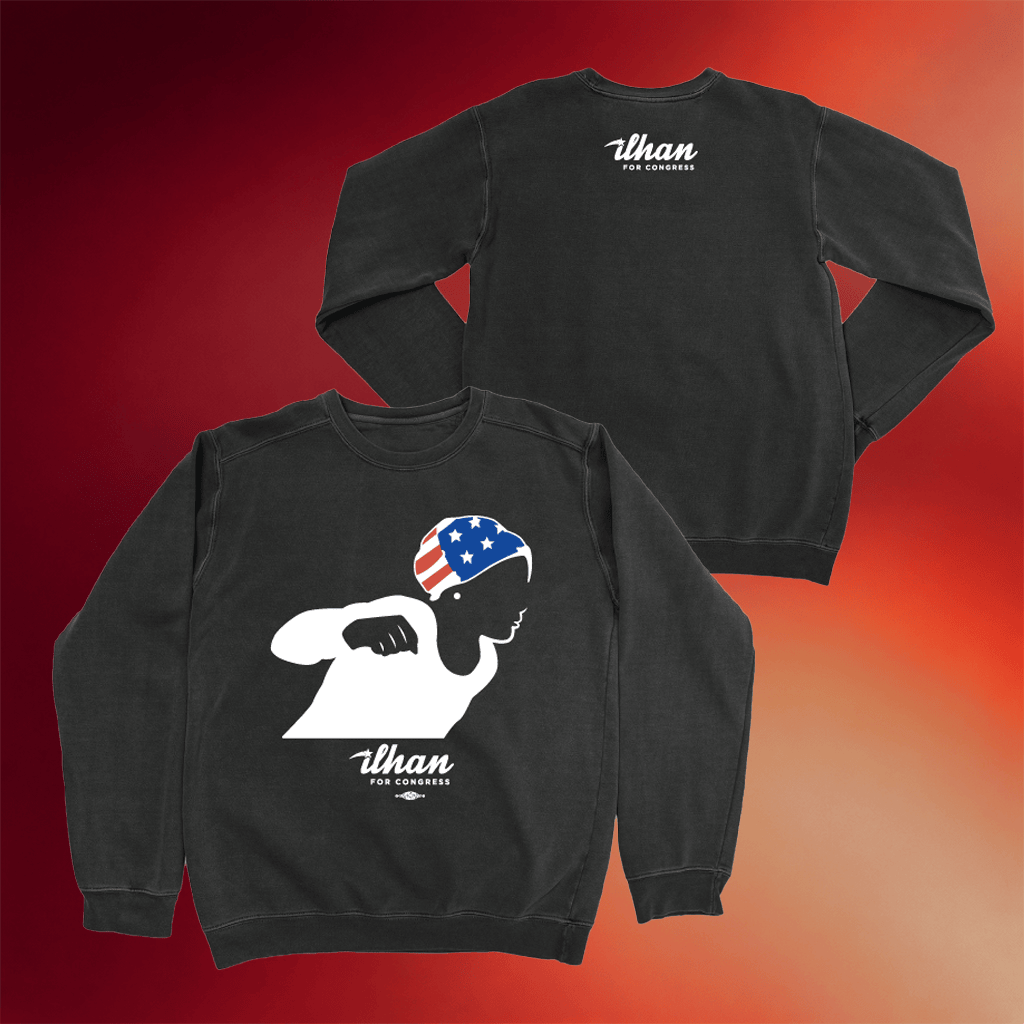 Ilhan Omar Merch Don't Let Bullies Win Black Sweatshirt Gift Ideas For Mom - Merchluma