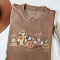 Mickey And Friends Autumn Shirt Dland Fall Vibes Tee Family Halloween Trip Clothing Gifts - Merchluma