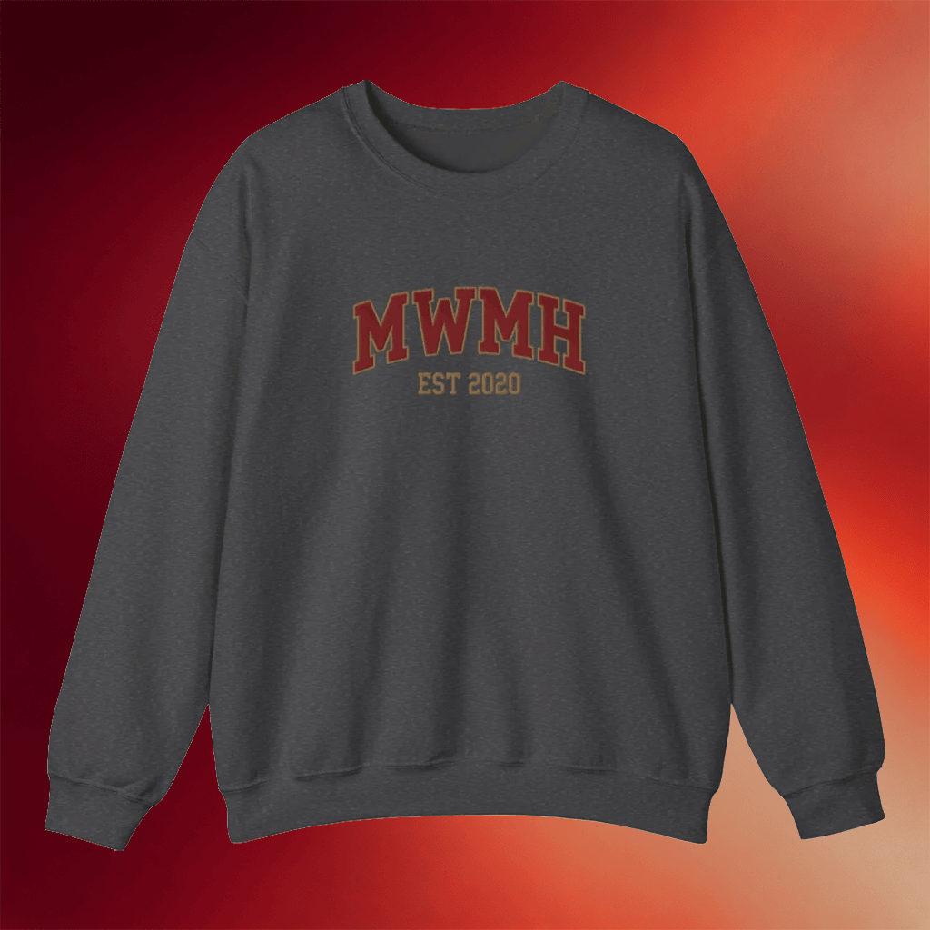 Murder With My Husband Merch 2026 MWMH Varsity Sweatshirt Good Gifts For Boyfriend - Merchluma